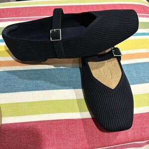 Navy Ballet slipper Vivaia Women’s Shoes Size 9w wide EU40W